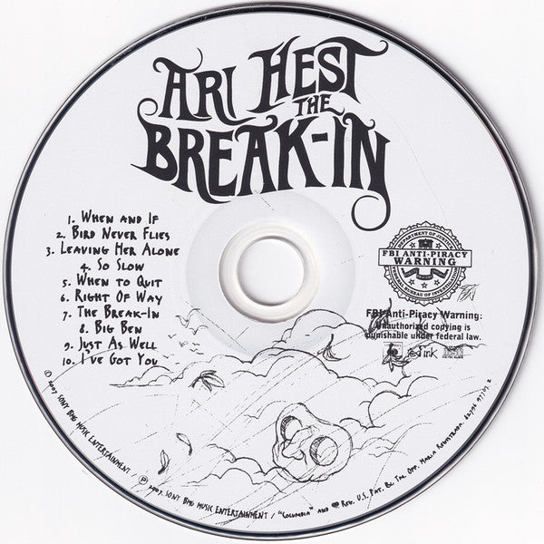 Ari Hest - The Break-In (CD) (VG) - Endless Media