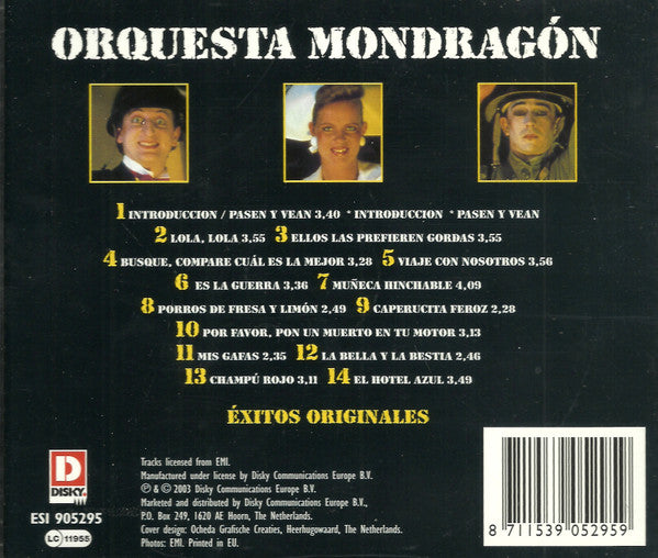 Orquesta Mondragón - Éxitos Originales (CD) (M) - Endless Media