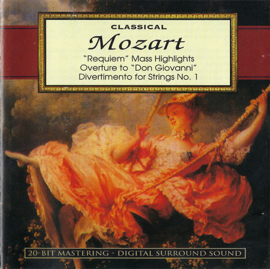 Wolfgang Amadeus Mozart - Classical: Mozart: Overture To "Don Giovanni" · Violin Concerto No. 3 (CD) (M) - Endless Media