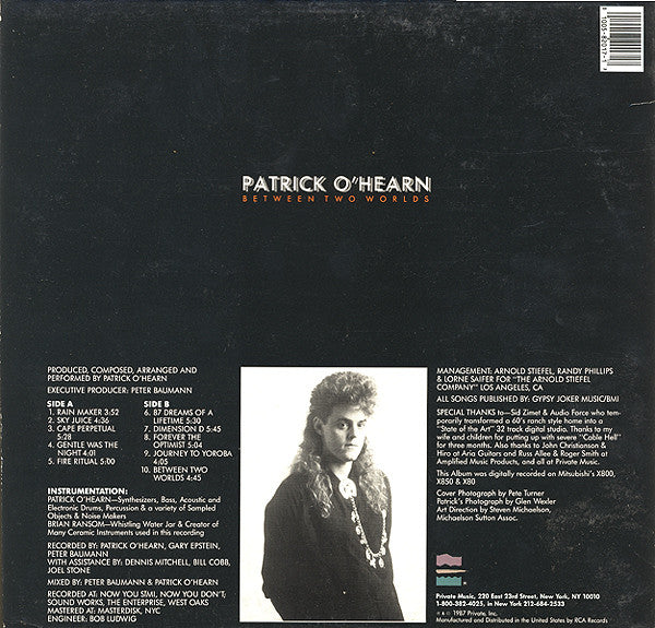 Patrick O'Hearn - Between Two Worlds (LP) (VG) - Endless Media