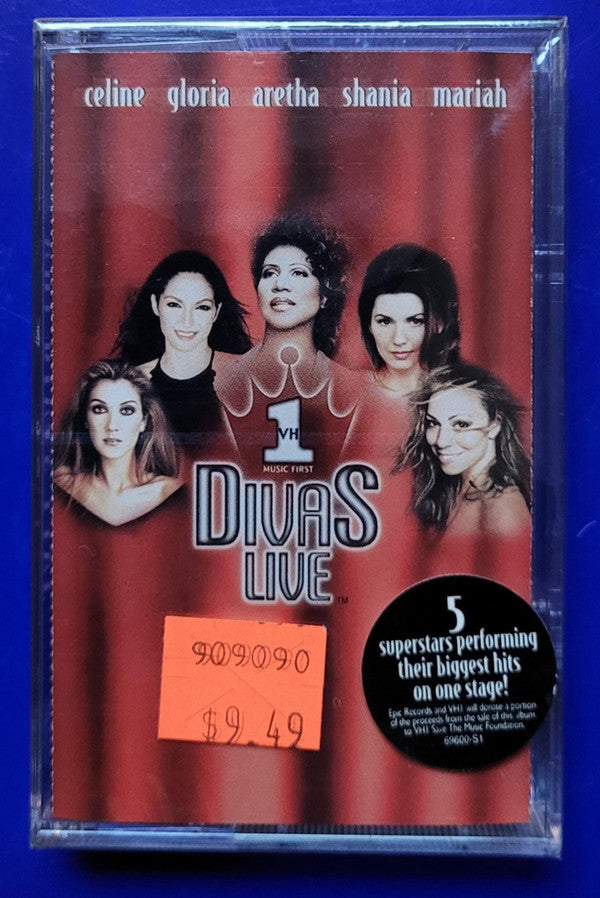 Divas  - VH1 Divas Live (Cassette) (VG+) - Endless Media