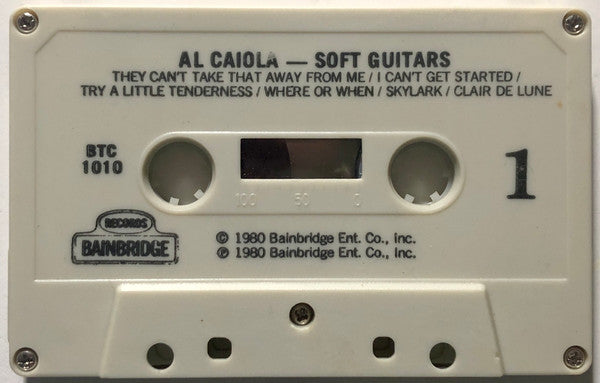 Al Caiola - Soft Guitars (Cassette) (VG+) - Endless Media