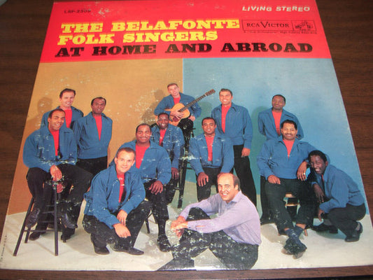 The Belafonte Folk Singers - At Home And Abroad  (LP) (G+) - Endless Media