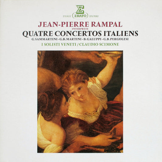 Jean-Pierre Rampal, I Solisti Veneti / Claudio Scimone - Jean-Pierre Rampal Interprète Quatre Concertos Italiens (LP) (VG+) - Endless Media