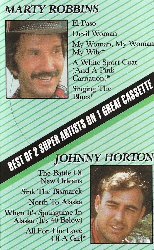 Marty Robbins, Johnny Horton - Marty Robbins / Johnny Horton (Cassette) (VG+) - Endless Media