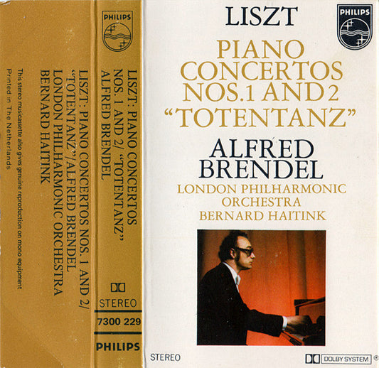 Franz Liszt, Alfred Brendel, London Philharmonic Orchestra, Bernard Haitink - Piano Concertos Nos. 1 And 2 / "Totentanz" (Cassette) (VG+) - Endless Media