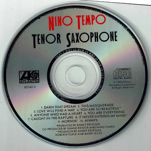 Nino Tempo - Tenor Saxophone (CD) (VG+) - Endless Media