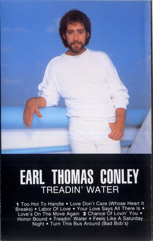 Earl Thomas Conley - Treadin' Water (Cassette) (VG) - Endless Media