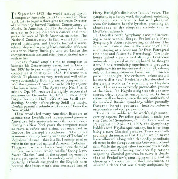 Antonín Dvořák, Sergei Prokofiev, Alexander Titov, Ravil Martinov - Antonin Dvorak: Symphony "From the New World"; Sergei Prokofiev: "Classical" (CD) (NM or M-) - Endless Media