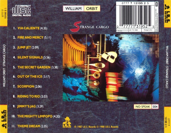 William Orbit - Strange Cargo (CD) (VG+) - Endless Media