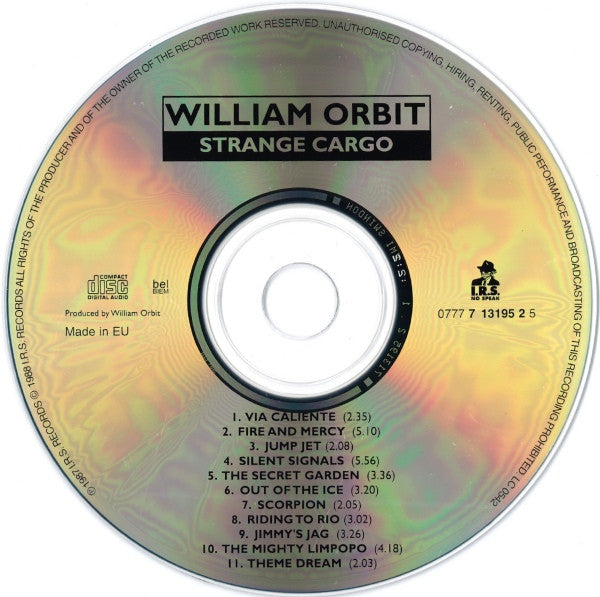 William Orbit - Strange Cargo (CD) (VG+) - Endless Media