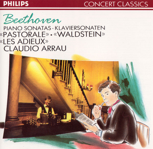 Ludwig van Beethoven, Claudio Arrau - Piano Sonatas 15, 21 & 26 - Pastorale / Waldstein / Les Adieux (CD) (VG+) - Endless Media