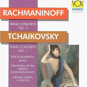 Sergei Vasilyevich Rachmaninoff / Pyotr Ilyich Tchaikovsky – Felicja Blumental, Orchester Der Wiener Musikgesellschaft, Michael Gielen - Piano Concerto No. 2 / Piano Concerto No. 1 (CD) (VG+) - Endless Media