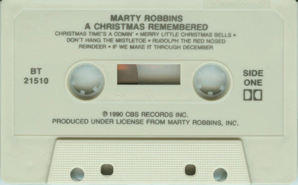 Marty Robbins - A Christmas Remembered (Cassette) (VG) - Endless Media