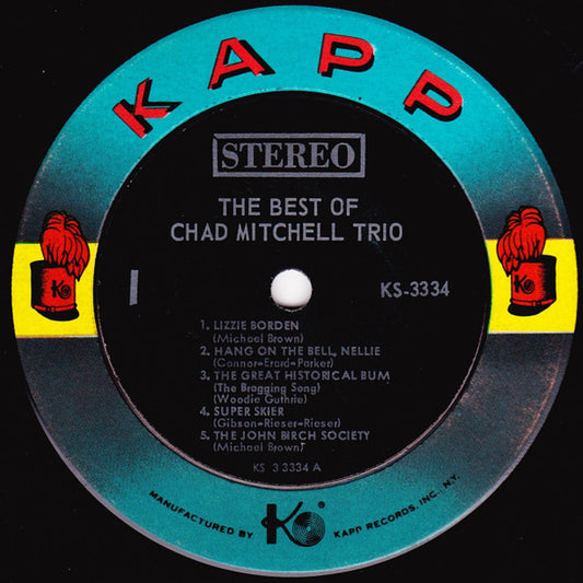 The Chad Mitchell Trio - The Best Of Chad Mitchell Trio (LP) (VG) - Endless Media